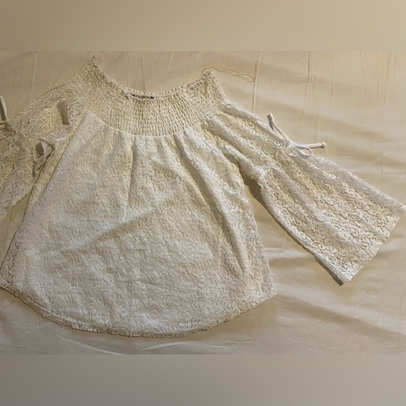Girls XL lace off the shoulder top by speechless - Picture 5 of 5